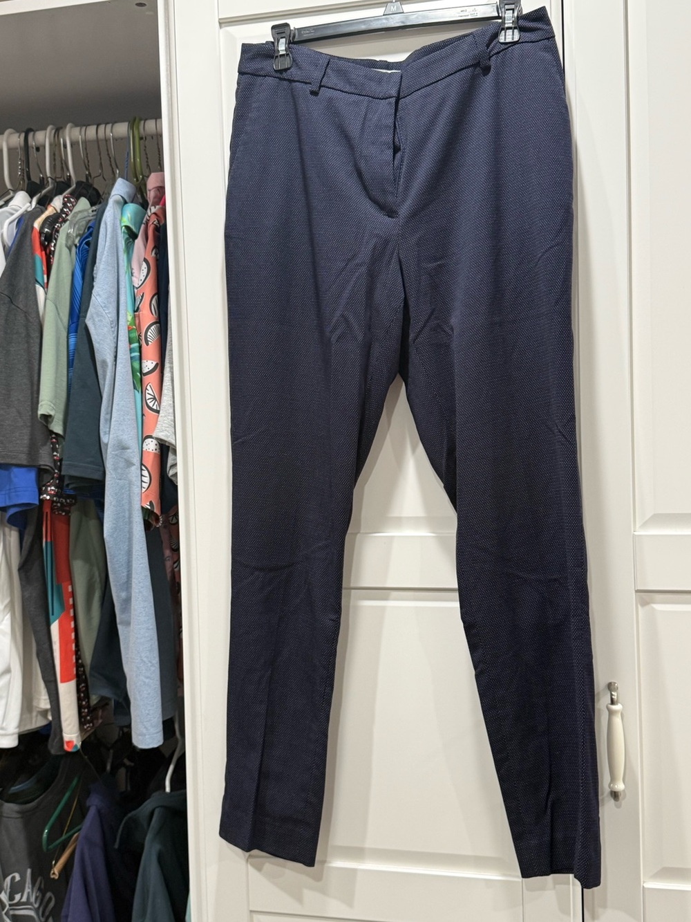 H&M Women’s Navy Dot Dress Pants